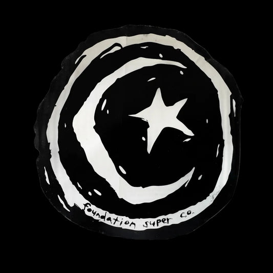 STAR & MOON  STICKER 4"