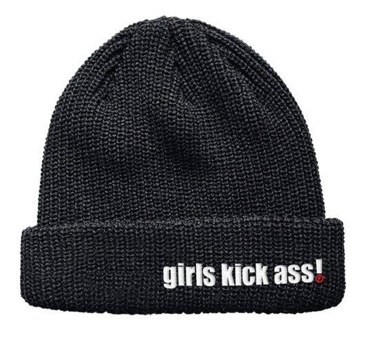 GIRLS KICK ASS BEANIE